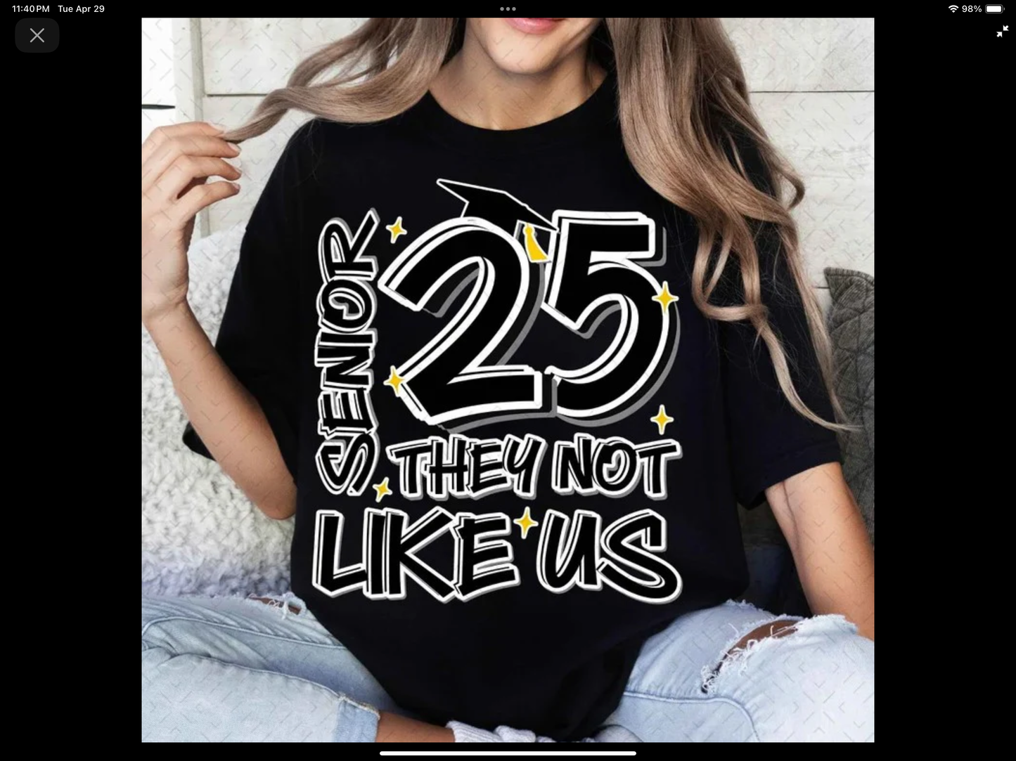 Senior 25 They Not Like Us