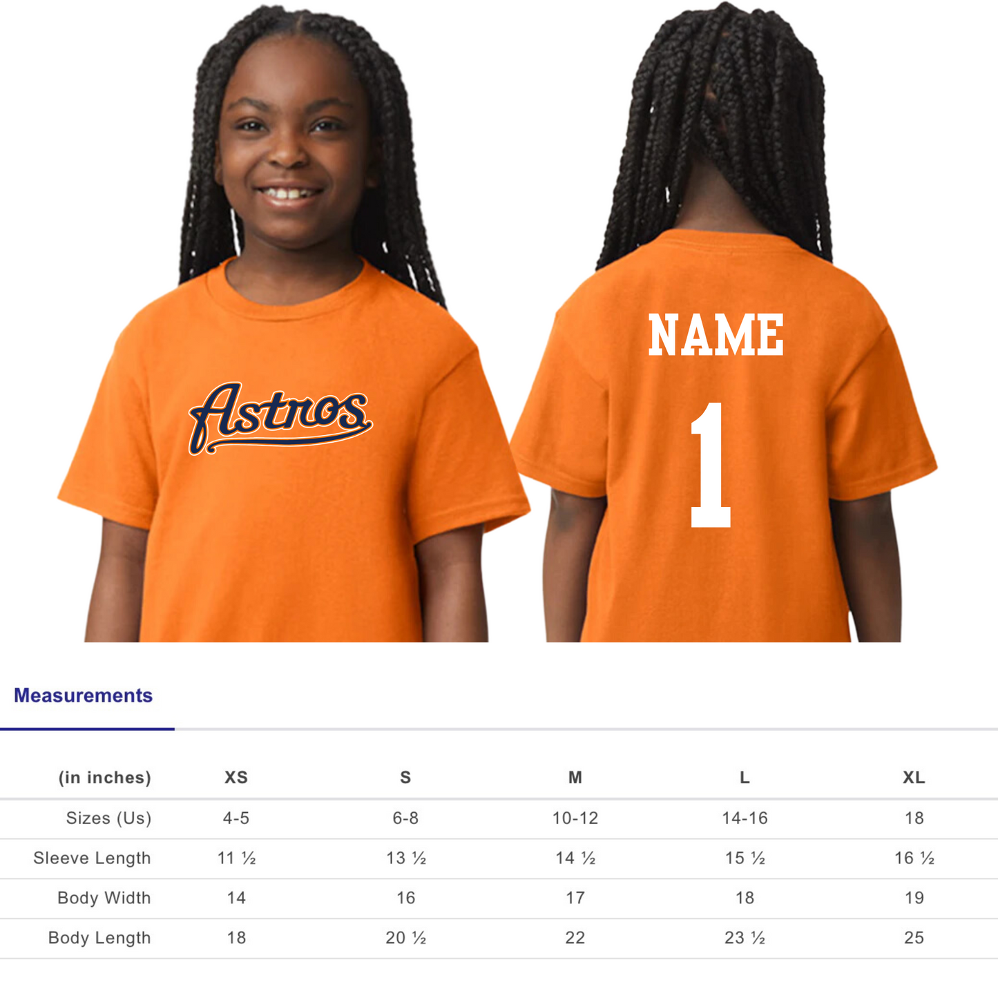 Astros 3/4 Team Shirts