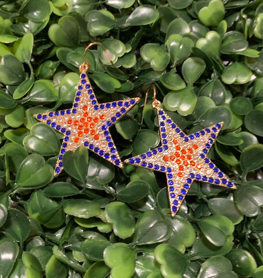 Bling Star Earrings