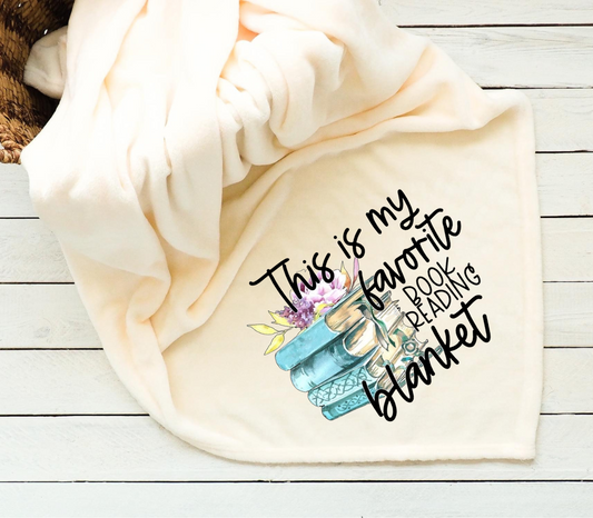 Book Reading Blanket