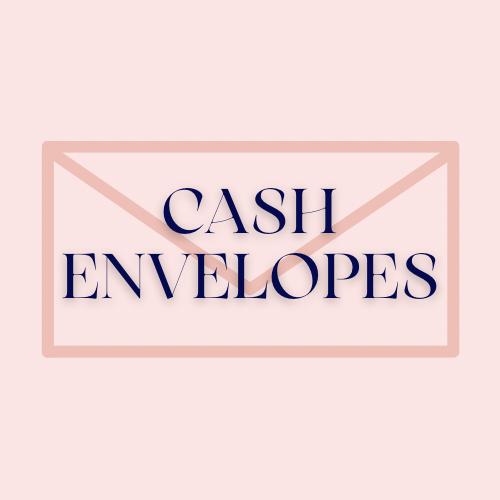 Cash envelopes agenda insert