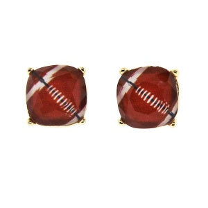 Football Stud Earrings